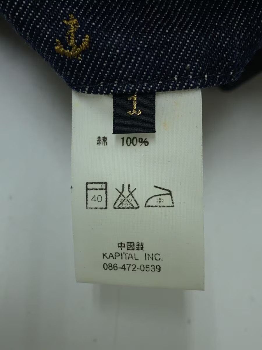 Kapital Embroidered Anchor Sailor Denim Shorts Size US 28 / EU 44 - 6 Thumbnail