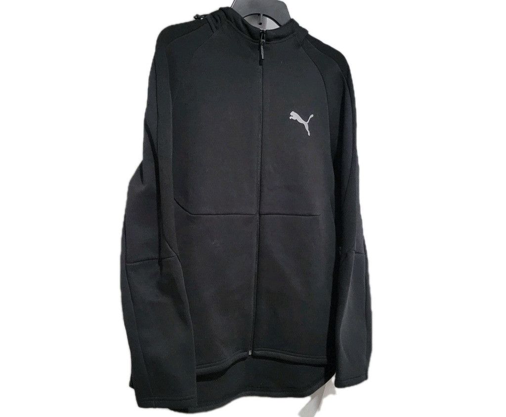 Puma PUMA Evostripe Black Full-Zip Long-Sleeves Hoodie Zip Pocket Size US L / EU 52-54 / 3 - 4 Thumbnail