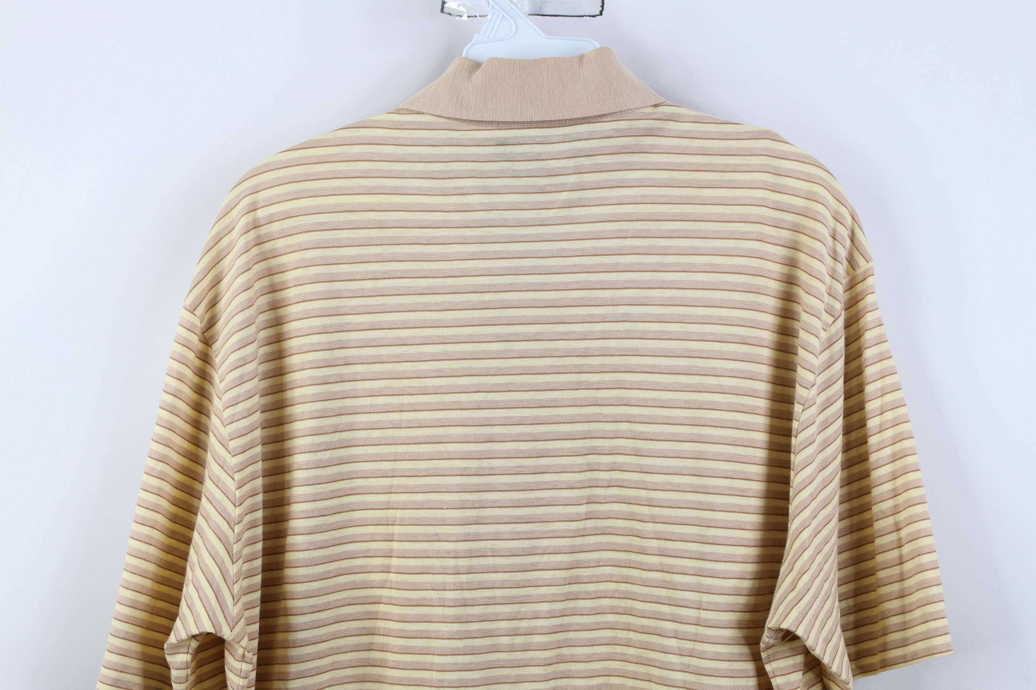 Vintage Vintage 70s Streetwear Block Knit Collared Golf Polo Shirt Size US XL / EU 56 / 4 - 12 Thumbnail