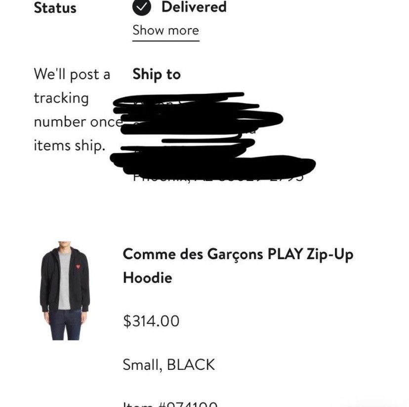 Comme des Garcons Comme sea garcons og hoodie Size US S / EU 44-46 / 1 - 4 Thumbnail