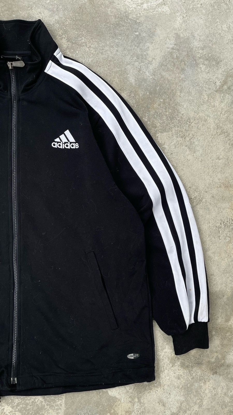 Adidas × Vintage 🔥Vintage Adidas Embroidered Logo Track Top Size US L / EU 52-54 / 3 - 7 Thumbnail