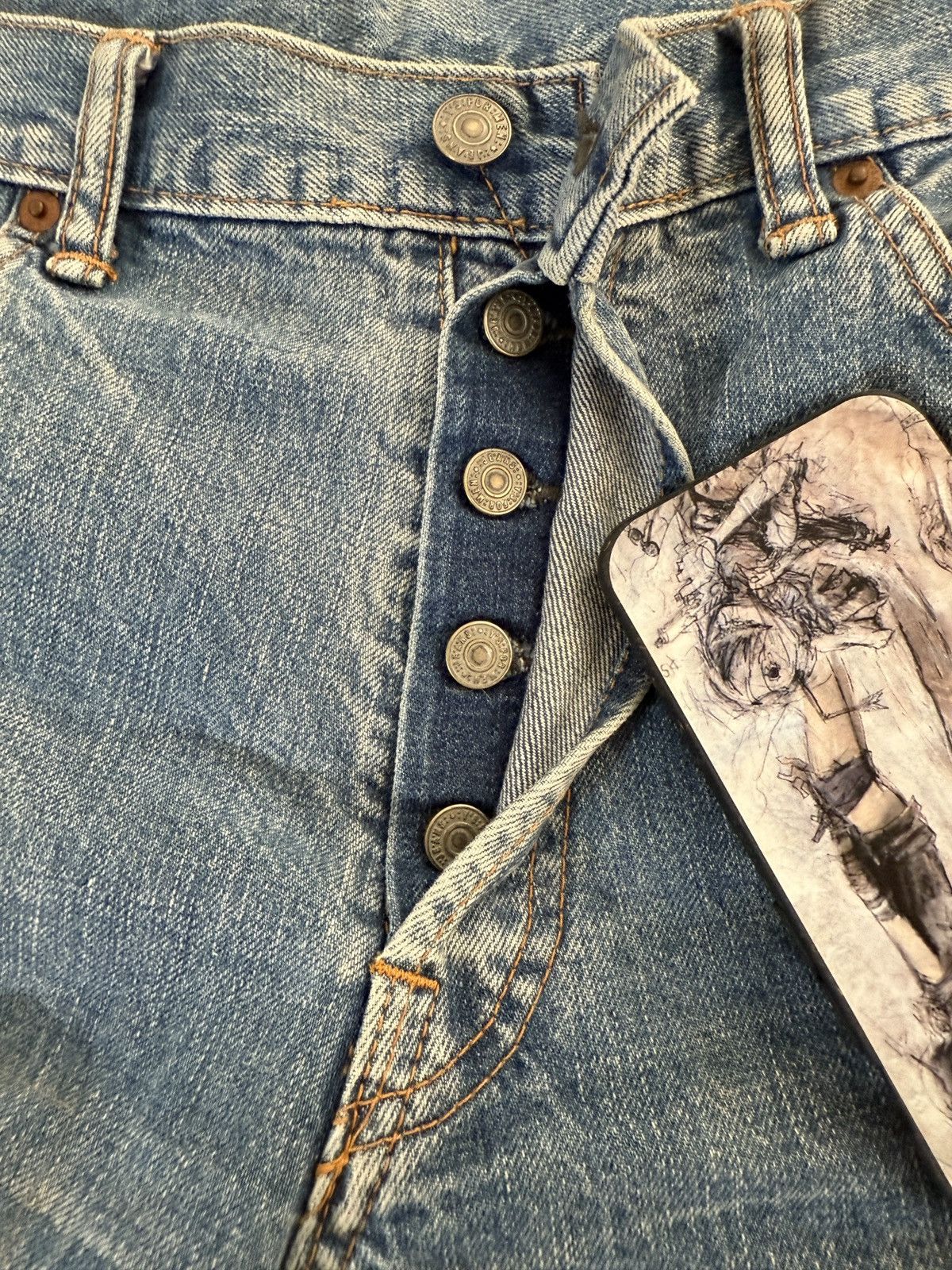 Y's for Men × Yohji Yamamoto Yohji Yamamoto Spotted Horse Denim Size US 35 - 7 Thumbnail