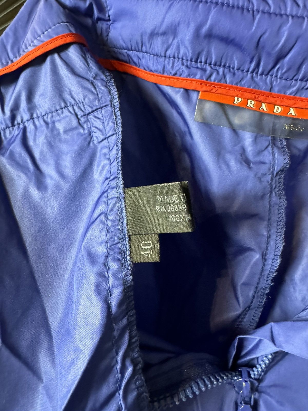 Prada Prada Linea Rossa Teflon Nylon Blue Track Pants With Tags Size US 30 / EU 46 - 7 Thumbnail