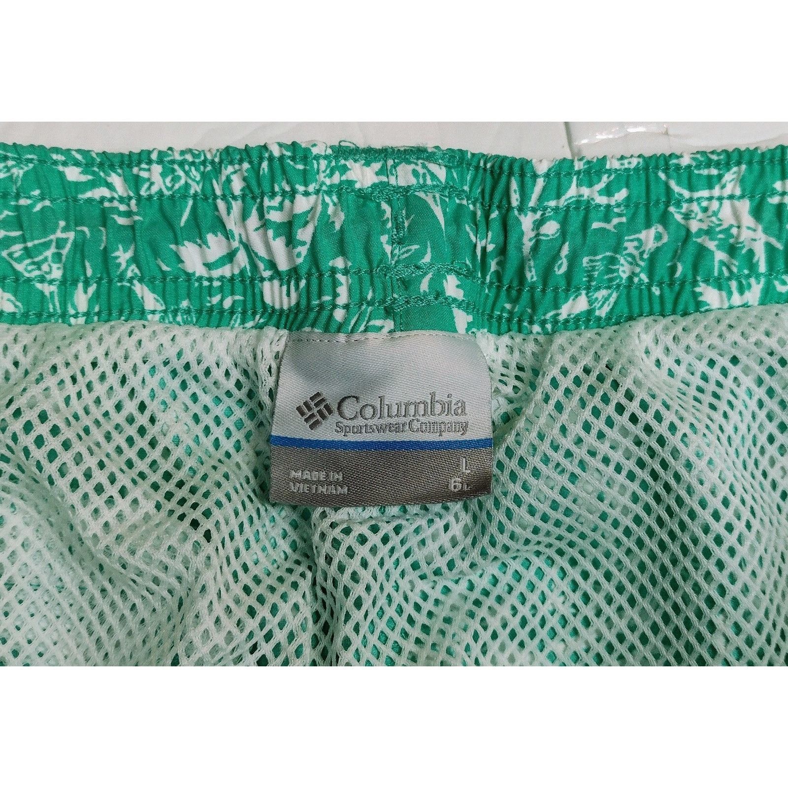 Columbia Columbia PFG Tropical Island Swim Trunks Men's Size L Mesh L Size US 33 - 6 Thumbnail