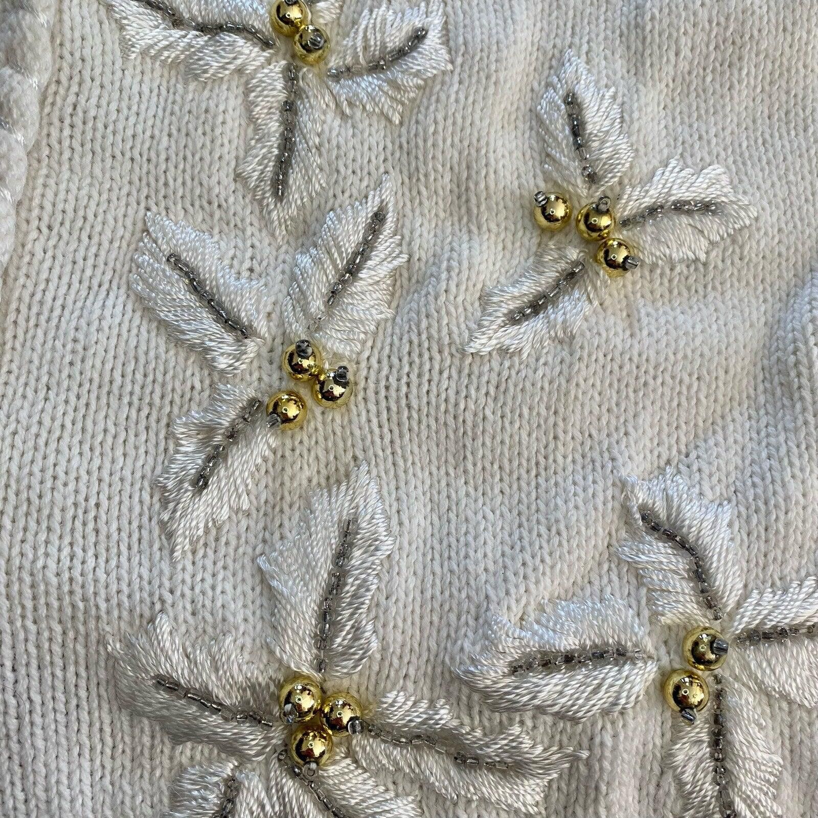 Other BP Design Vintage Ramie Knit White Sweater Womens XLarge Size XL / US 12-14 / IT 48-50 - 7 Thumbnail