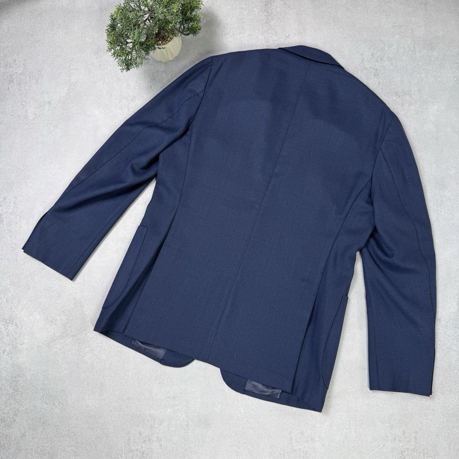Suitsupply SUITSUPPLY HAVANA HL Wool Men's Blue Blazer Jacket Size 54 Size 44R - 12 Thumbnail