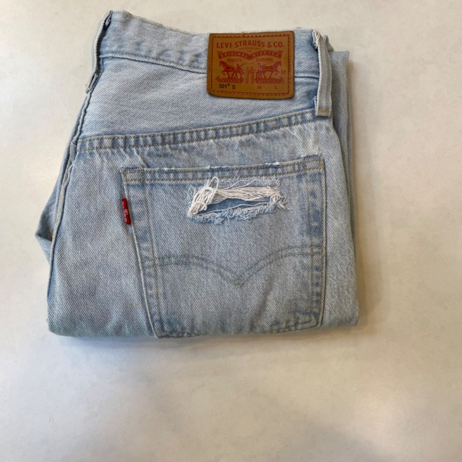 Levi's Levi 501 Skinny Button-Fly Distressed Raw Hem Jeans - 27x28 Size 27" / US 4 / IT 40 - 15 Thumbnail