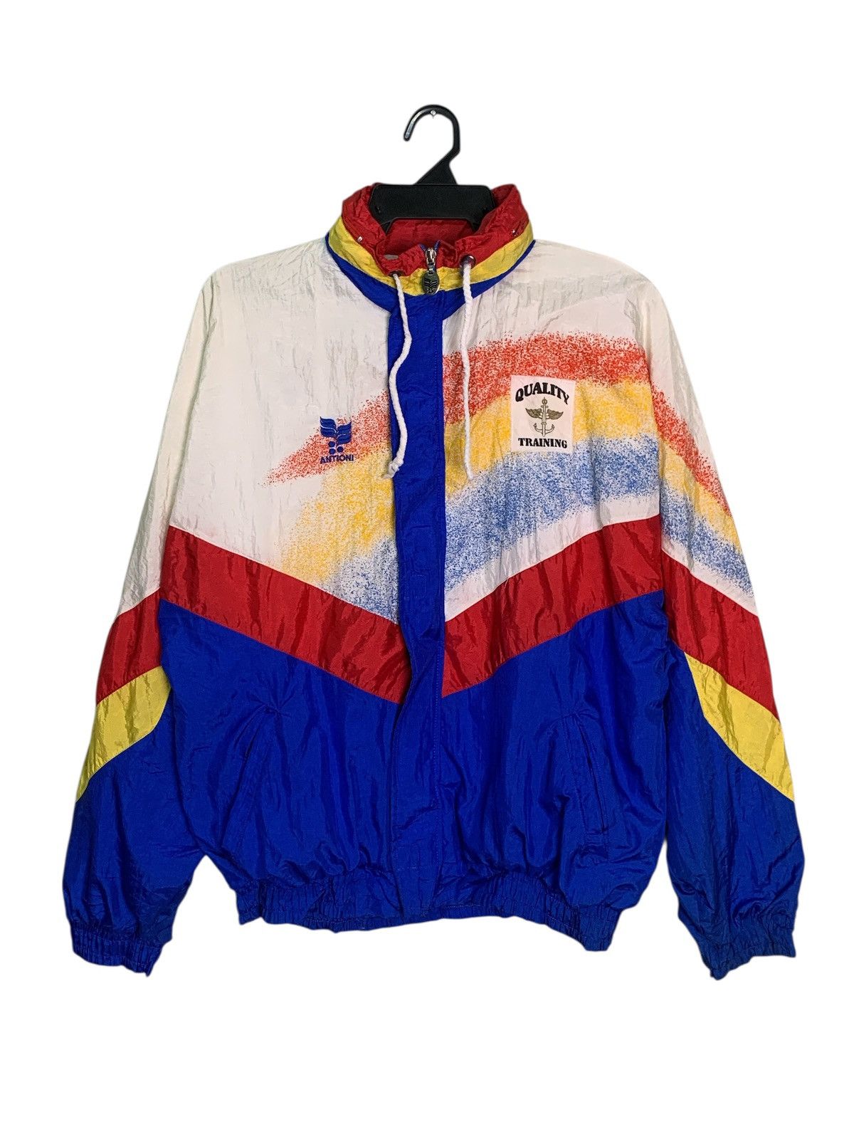 Italia Independent Rare Design Vintage Antioni Quality Training Light Jacket Size US L / EU 52-54 / 3 - 1 Thumbnail