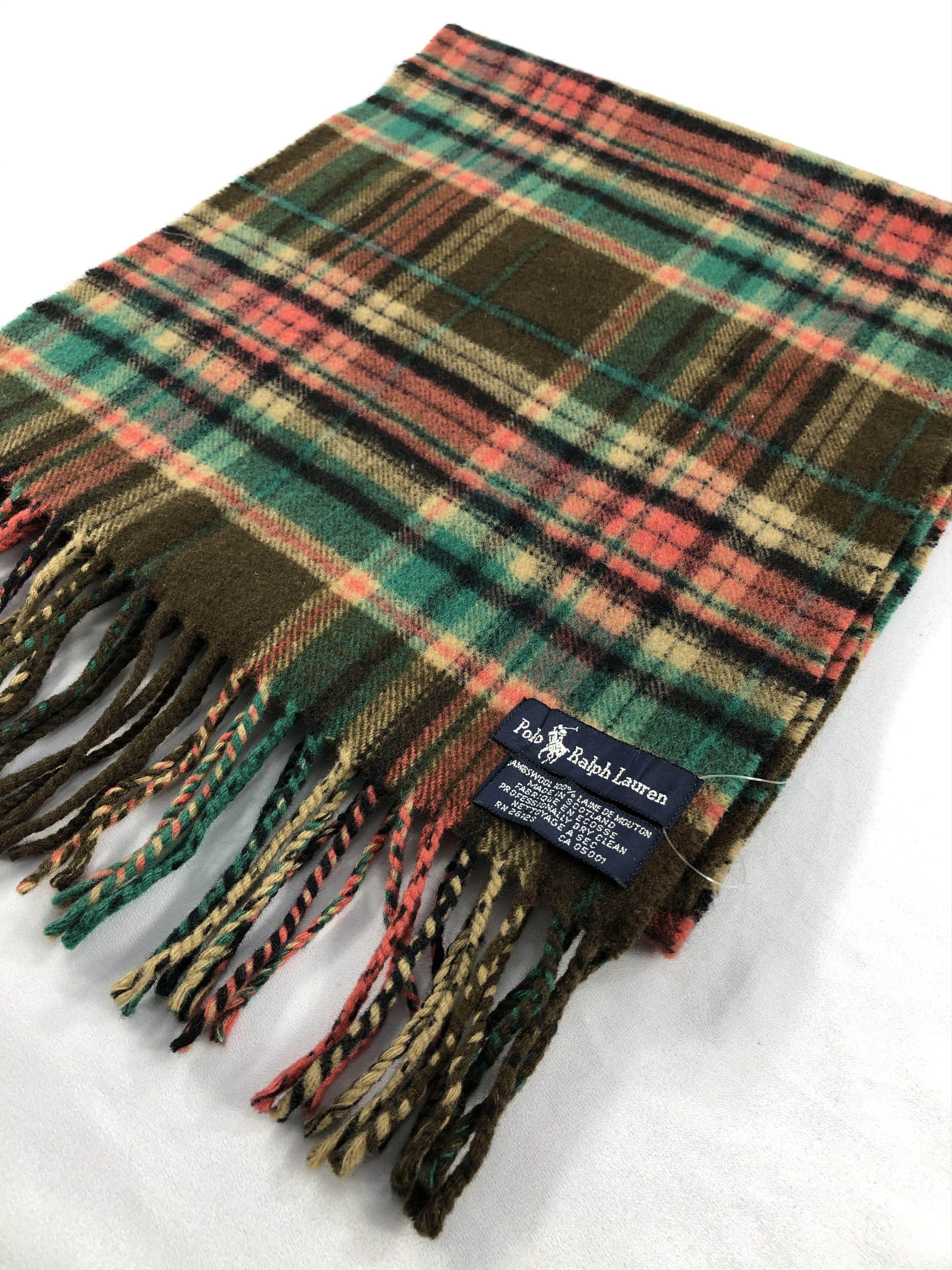 Polo Ralph Lauren Vintage Polo Ralph Lauren Scarf/Muffler/Neckwear MF1713 Size ONE SIZE - 3 Thumbnail