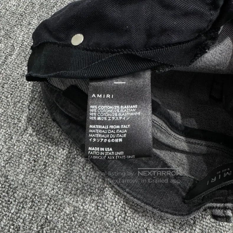Amiri Amiri Size 30 Splashing ink, destroying jeans Size US 30 / EU 46 - 3 Thumbnail