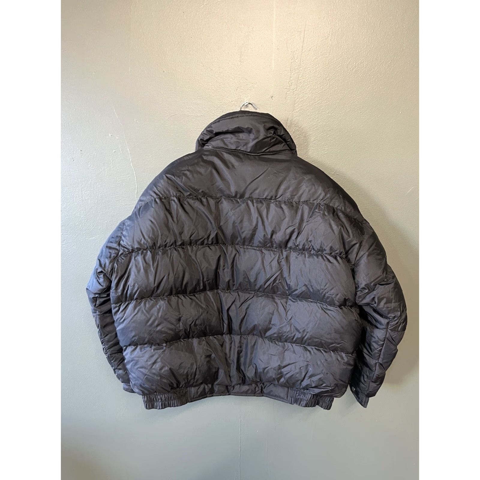 Vintage VINTAGE Goose Down USA 90s Puffer Coat Mens L Yellow Nylon Down Coat with Hood Full Zip Embroidered Logo 90s City Hip Hop Retro USA Parka Mens Size US L / EU 52-54 / 3 - 2 Thumbnail