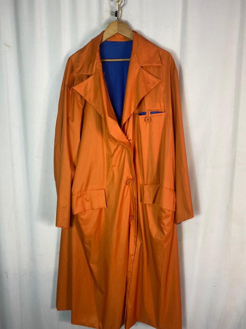 Issey Miyake × Vintage Vintage Issey miyake reversible button up trench coat Size US M / EU 48-50 / 2 - 24 Thumbnail