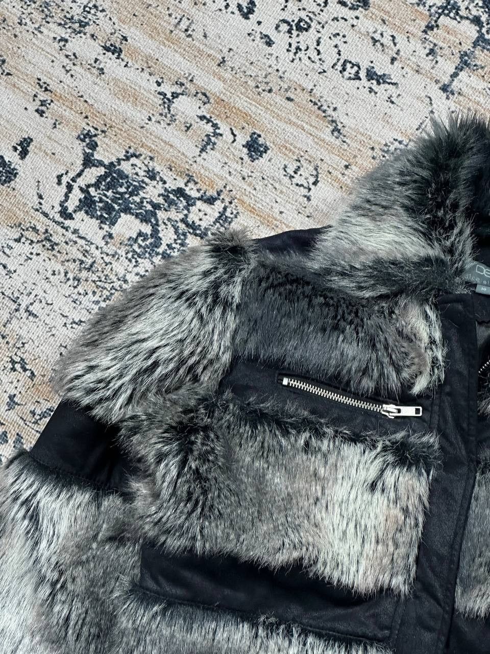 Japanese Brand Vintage Y2K Textured Fur Jacket Cropped Opium Avant Garde Size M / US 6-8 / IT 42-44 - 6 Thumbnail