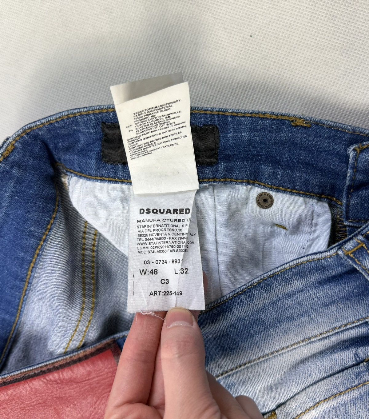 Dsquared2 Dsquared2 I Love D2 Jeans Size US 32 / EU 48 - 4 Thumbnail
