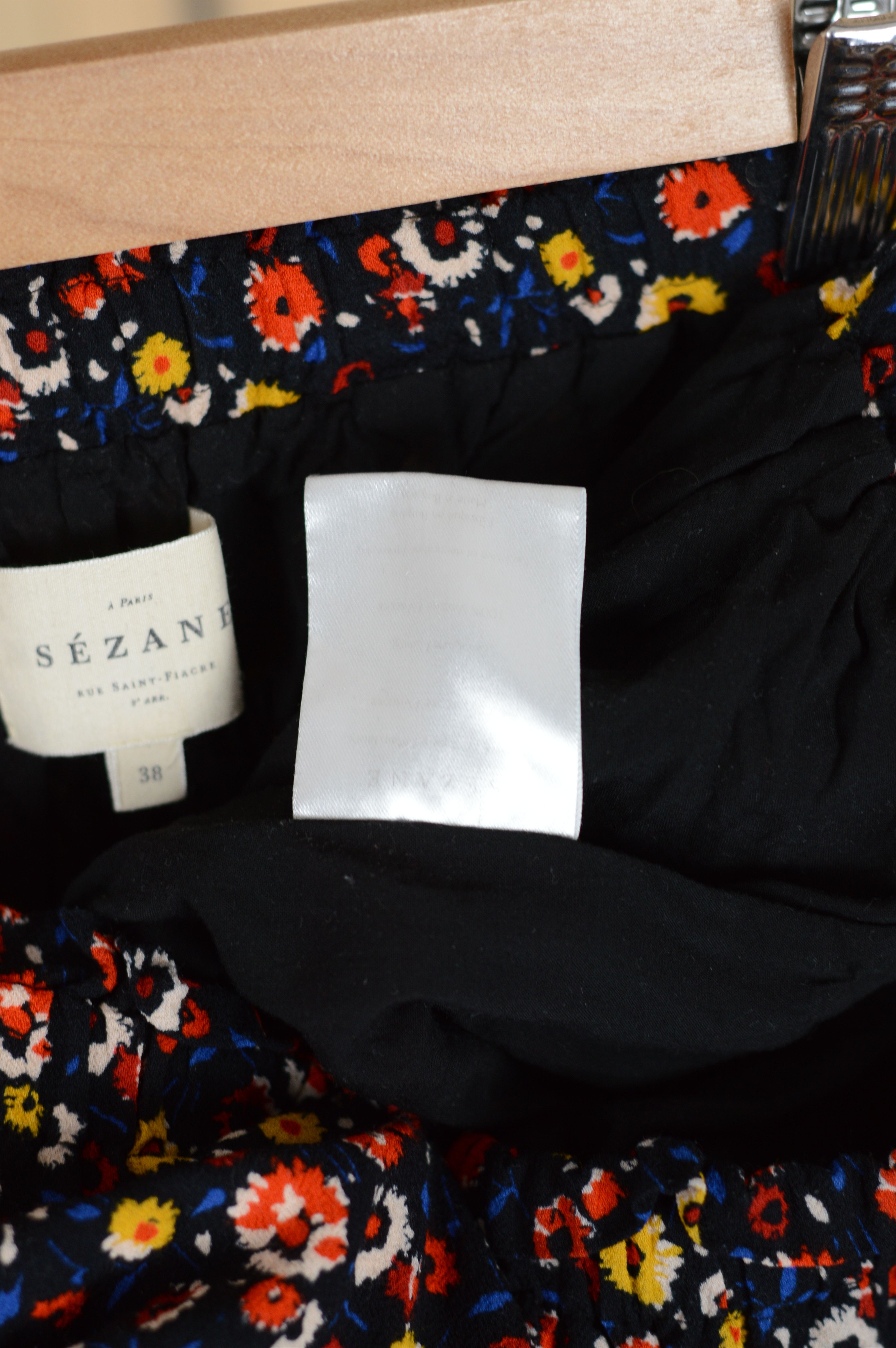 Sezane Sezane flower print mini skirt Size 27" / US 4 / IT 40 - 5 Thumbnail