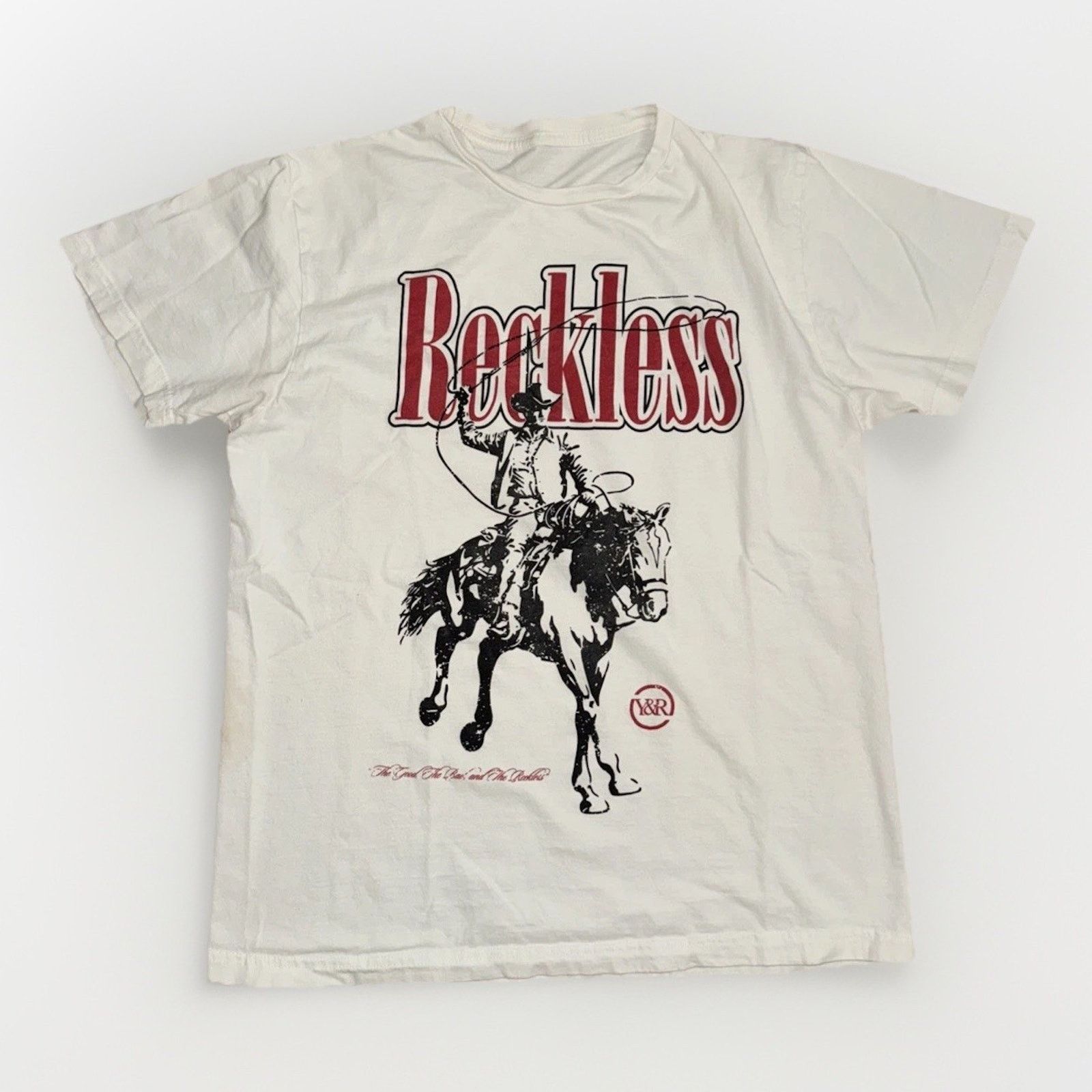 Young And Reckless Young & Reckless Cowboy Graphic T-Shirt White L 20x25 Y&R Size US L / EU 52-54 / 3 - 1 Thumbnail