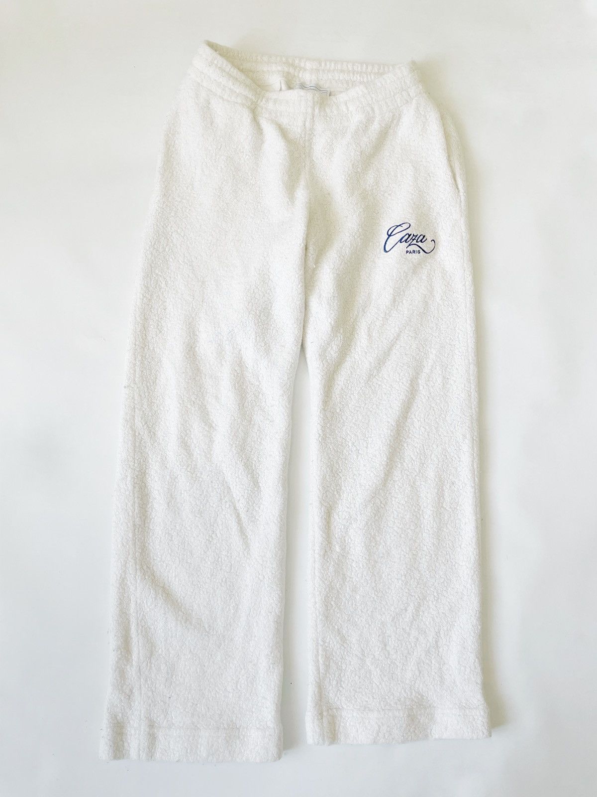 Casablanca Casablanca Men Cream White Color Straight Track Pants Size M Size US 31 - 1 Thumbnail