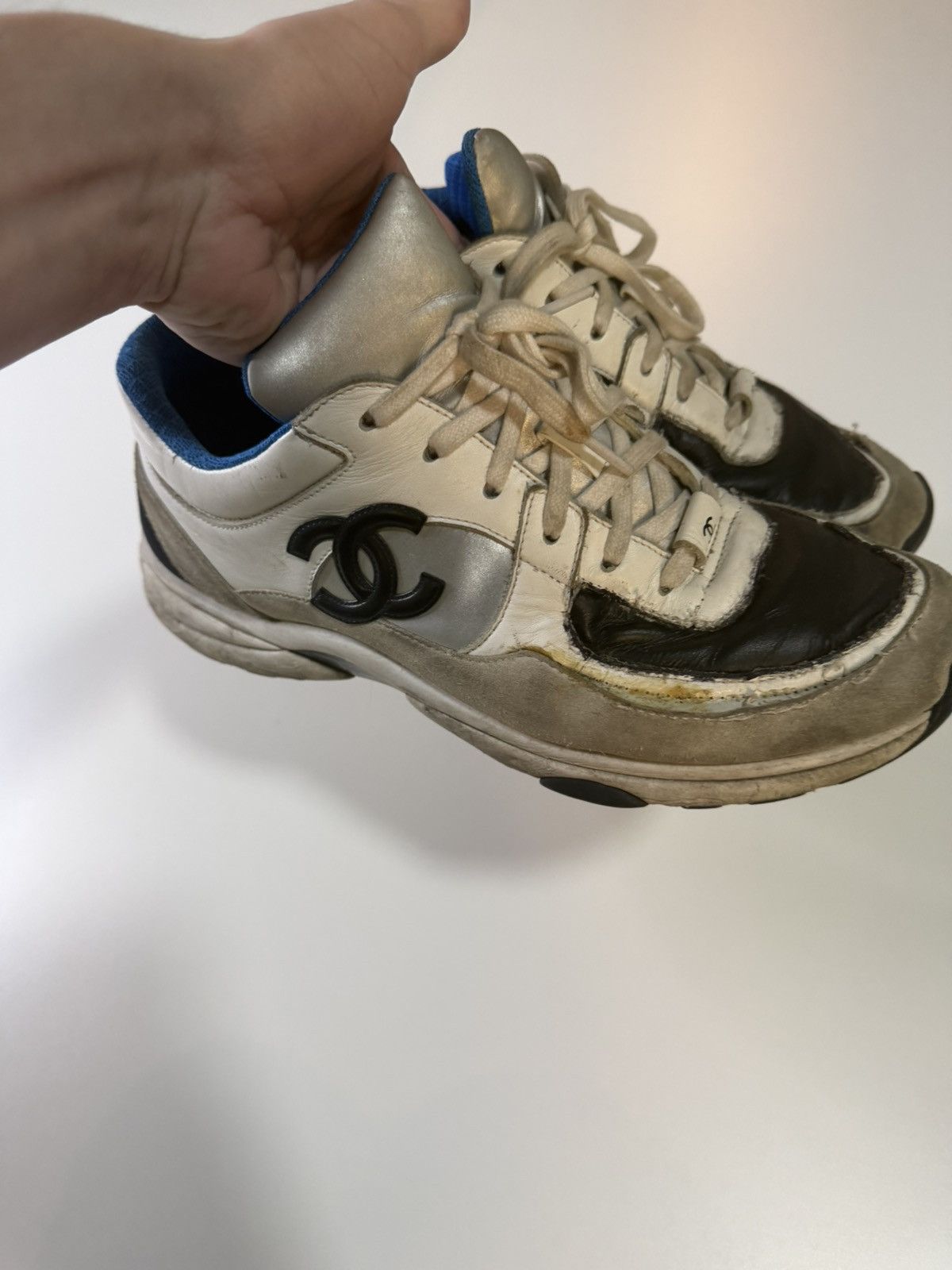 Chanel Chanel Low Top Runner Trainer Sneakers Size US 8.5 / EU 41-42 - 5 Thumbnail