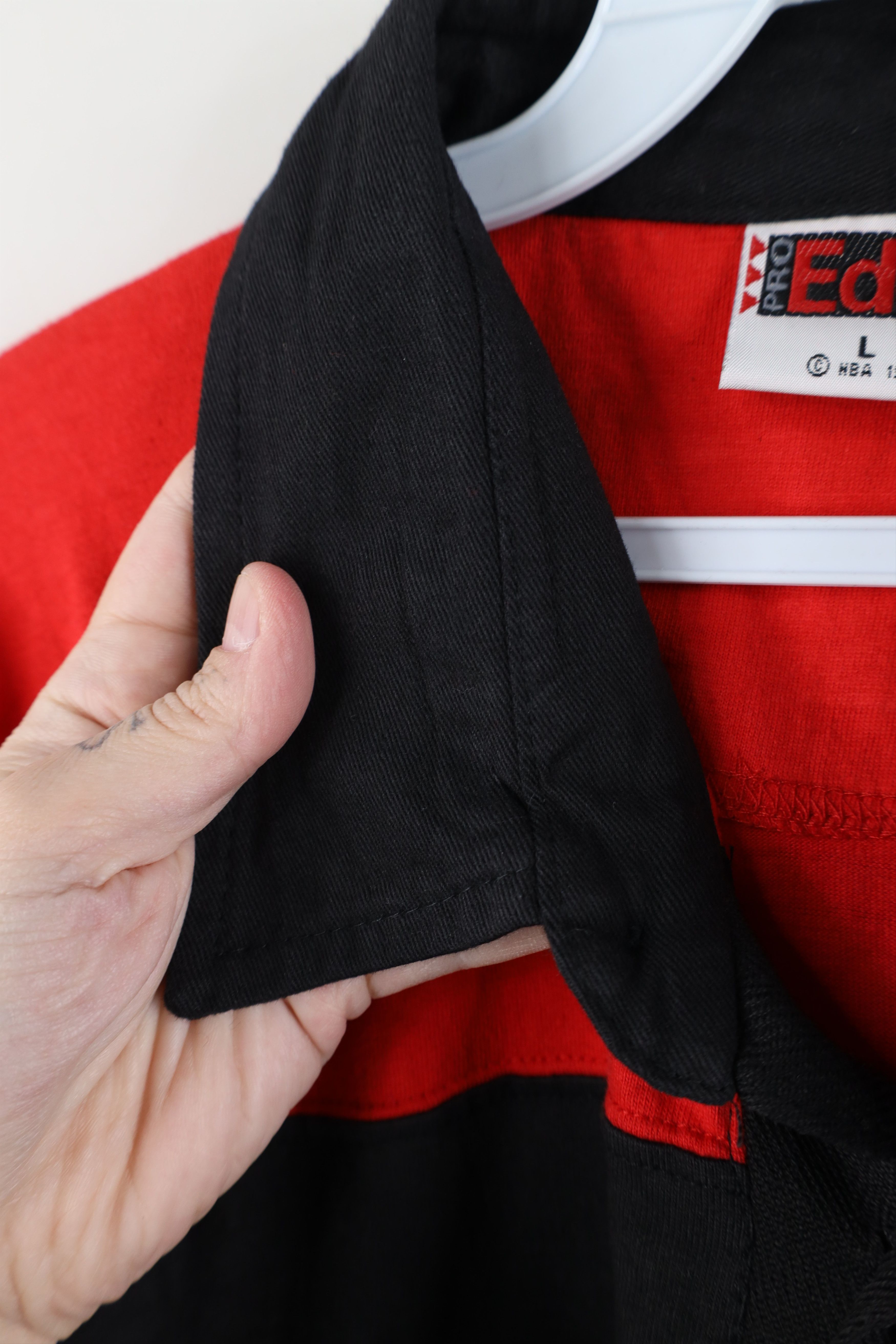 Vintage Vintage 90s Chicago Bulls Basketball Rugby Polo Shirt Cotton Size US L / EU 52-54 / 3 - 7 Thumbnail