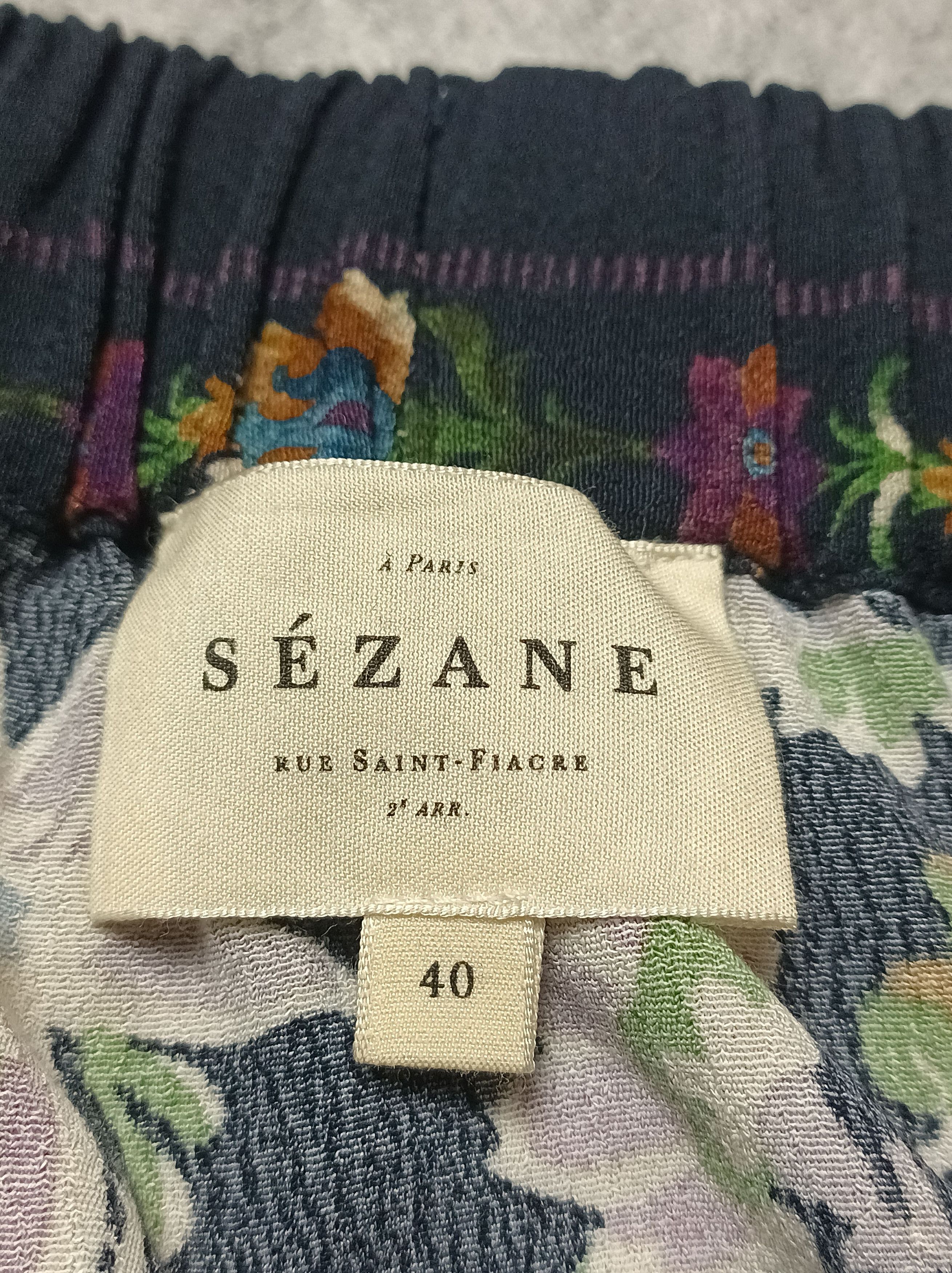 Sezane Sezane Tammie Flowers Print Long Skirt EU 40 Size 28" / US 6 / IT 42 - 11 Thumbnail