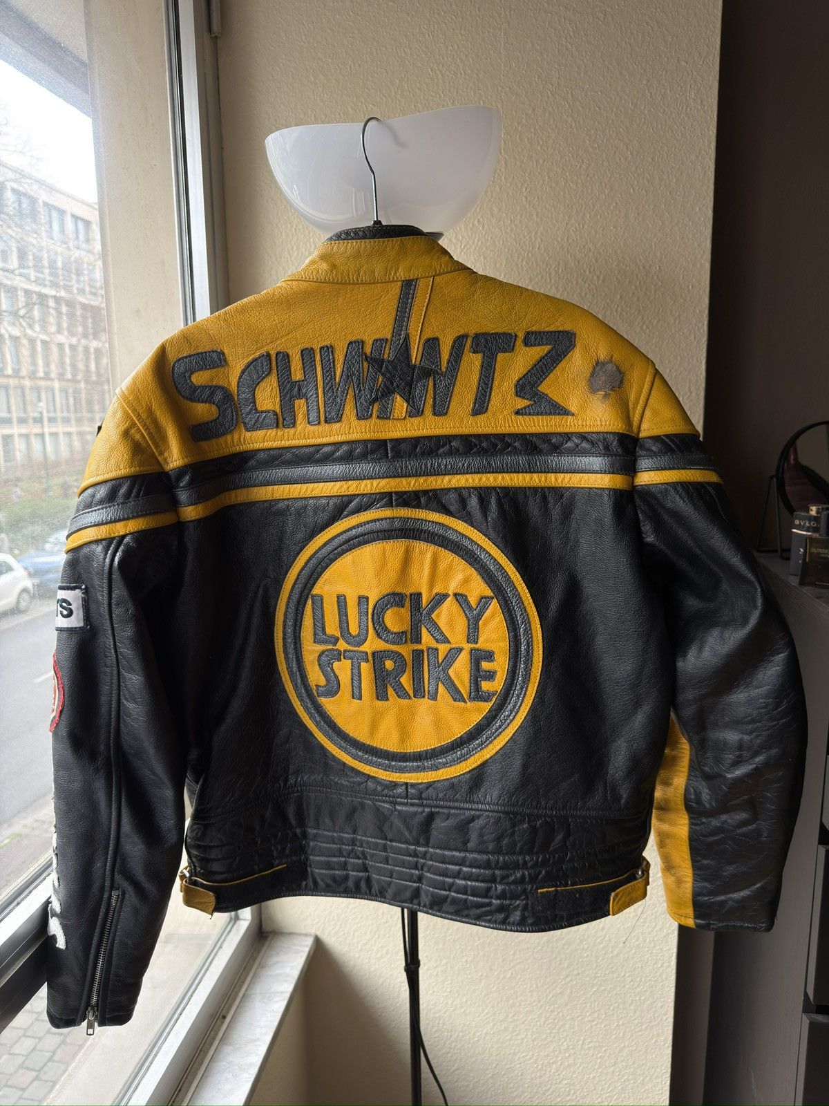 Leather Real leather jacket racing arrow lucky strike arai michelin Size US L / EU 52-54 / 3 - 15 Thumbnail