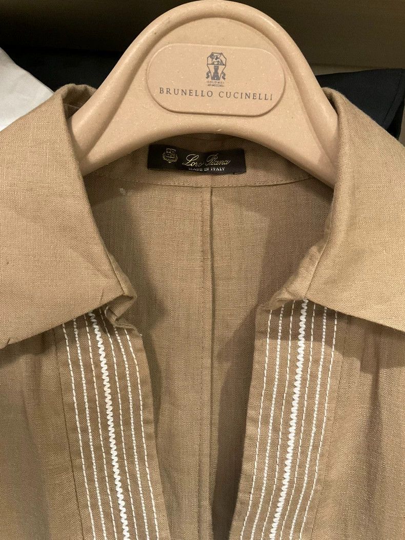 Loro Piana LORO PIANA Lao Qian's linen dress Size XS / US 0-2 / IT 36-38 - 4 Thumbnail