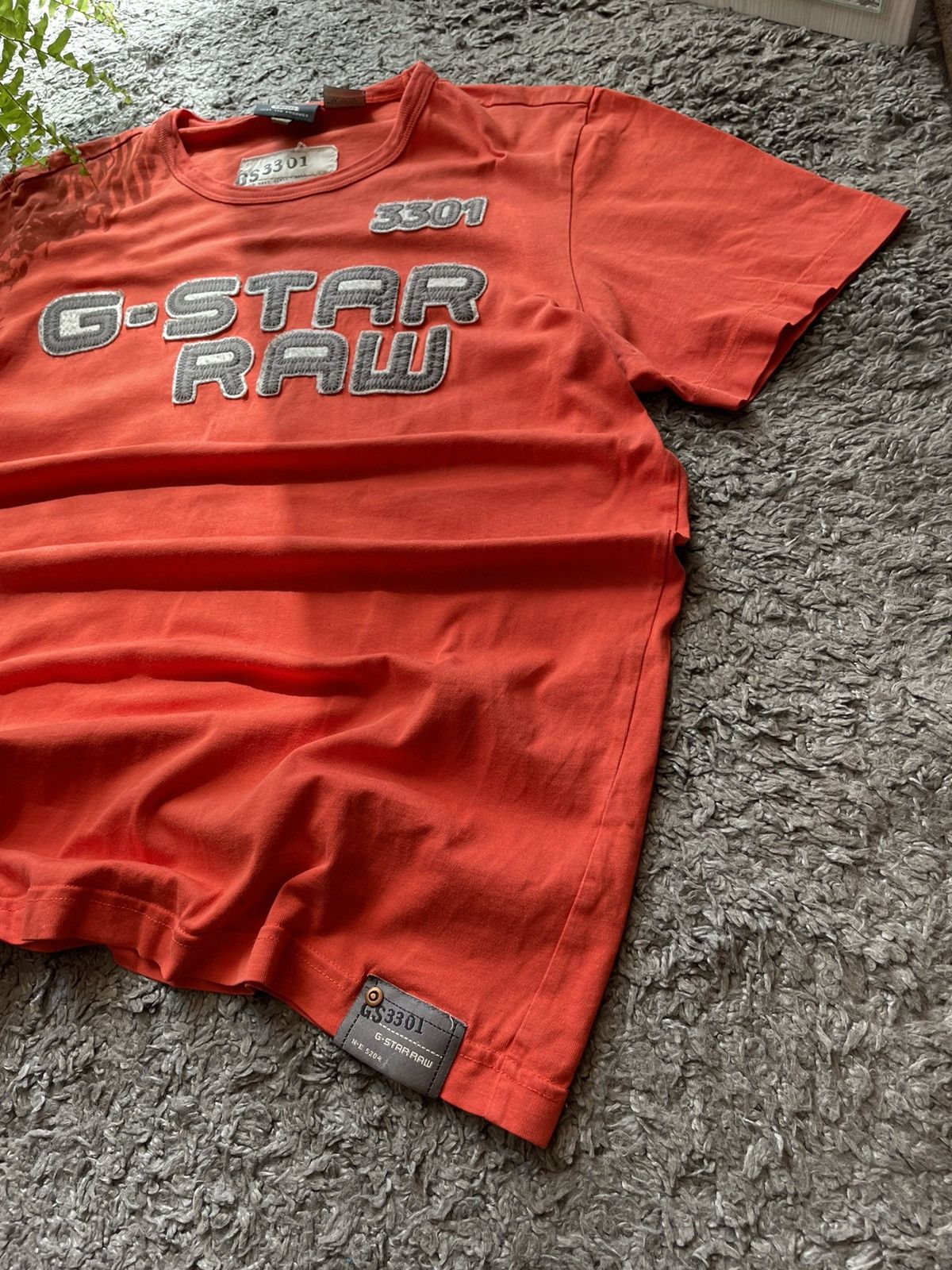 G-Star × Vintage G-Star Raw T-Shirt Streetwear Vintage Big Logo Rare Y2K Size US L / EU 52-54 / 3 - 6 Thumbnail