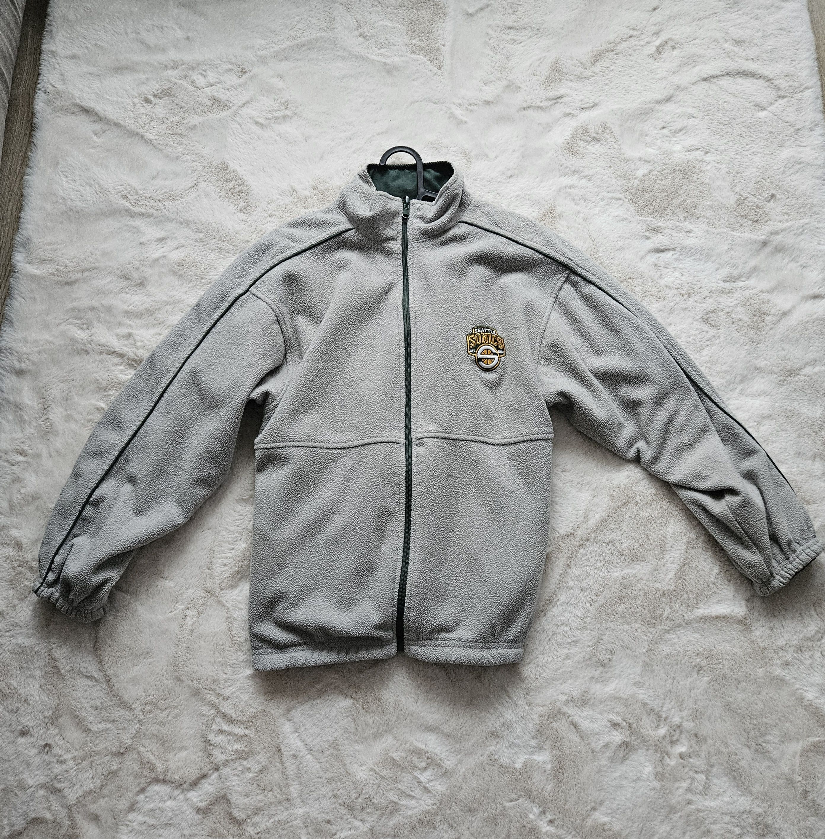 Adidas Reversible Adidas Seattle Supersonics Zip Up Sweatshirt Size US XS / EU 42 / 0 - 3 Thumbnail