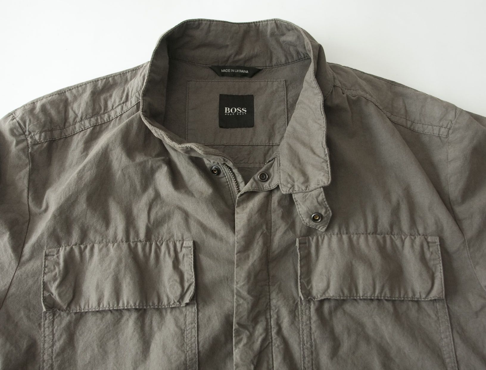Hugo Boss Hugo Boss Shirt Light Jacket Size XL Brown Full Zip Size US XL / EU 56 / 4 - 2 Thumbnail