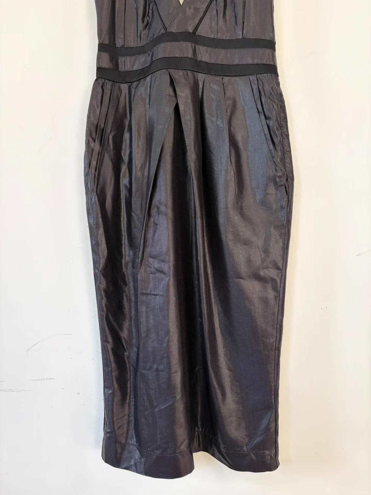 Just Cavalli Just Cavalli Women's V-Neck Ruched Long Dress Ｑ21 Size M / US 6-8 / IT 42-44 - 5 Thumbnail