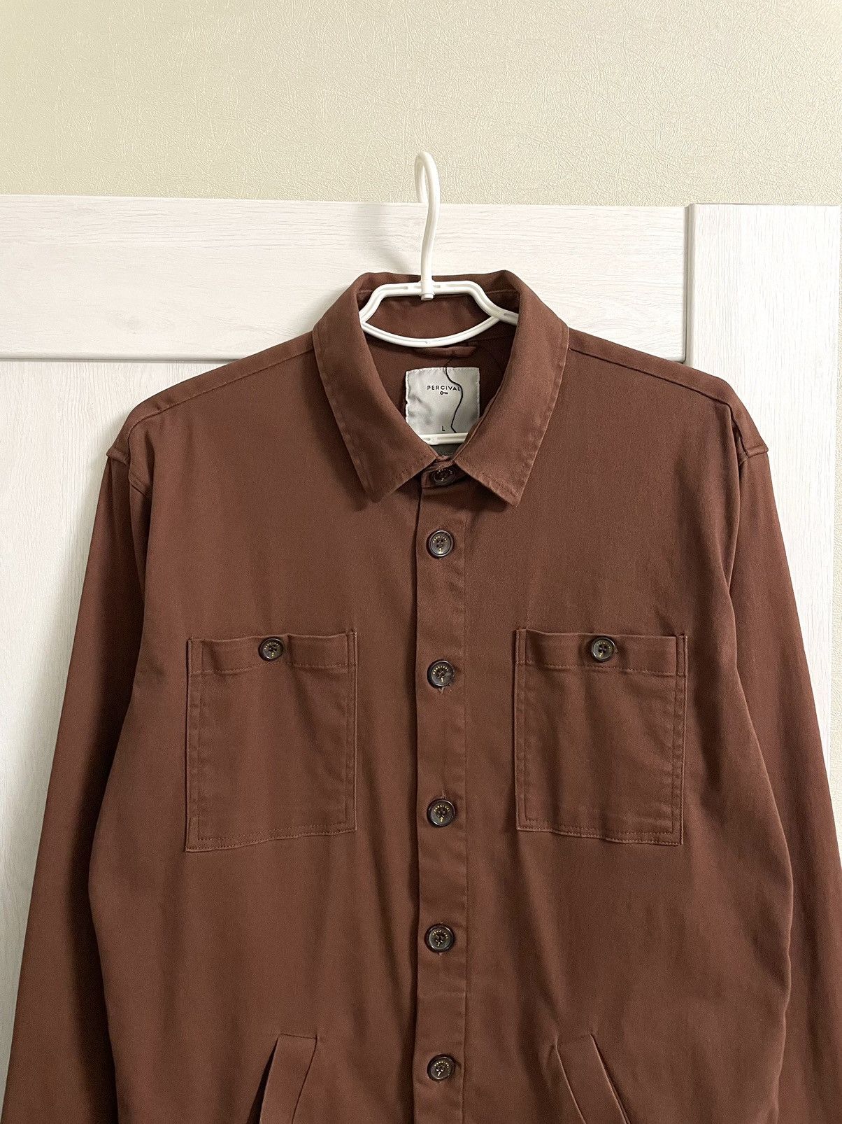 Percival Percival Chore Overshirt Work Utility Jacket Shacket Shirt Size US L / EU 52-54 / 3 - 2 Thumbnail