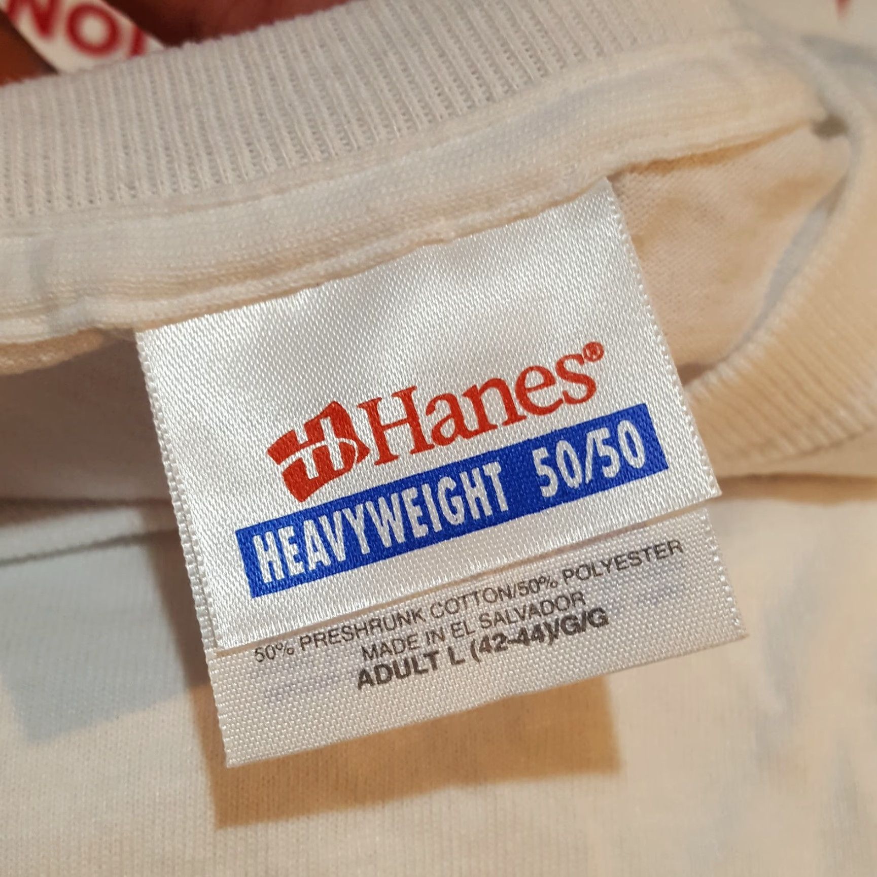 Hanes VINTAGE Hanes Extreme Makeover Home TV Promo T-Shirt Men’s Large White Y2K Retro 90s Size US L / EU 52-54 / 3 - 6 Thumbnail