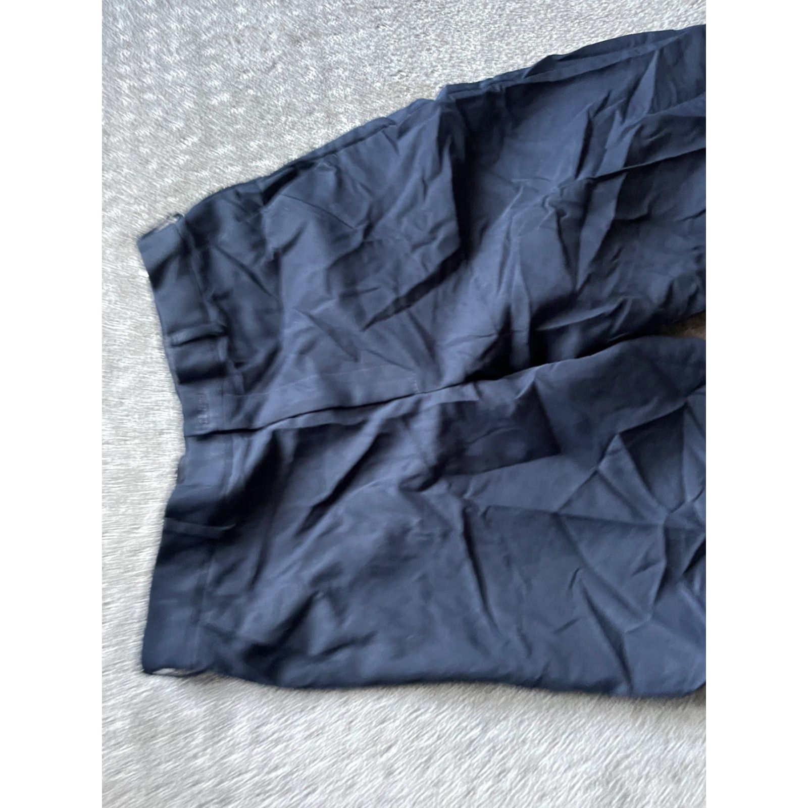 Dockers DOCKERS Premium Khakis Pants 32x32 Relaxed Fit Blue Microfiber Flat Front Mens Size US 32 / EU 48 - 4 Thumbnail