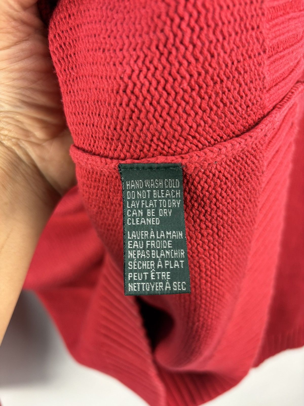 Ralph Lauren Vintage 90s Ralph Lauren Pullover Sweater Half Zipper Size US M / EU 48-50 / 2 - 6 Thumbnail