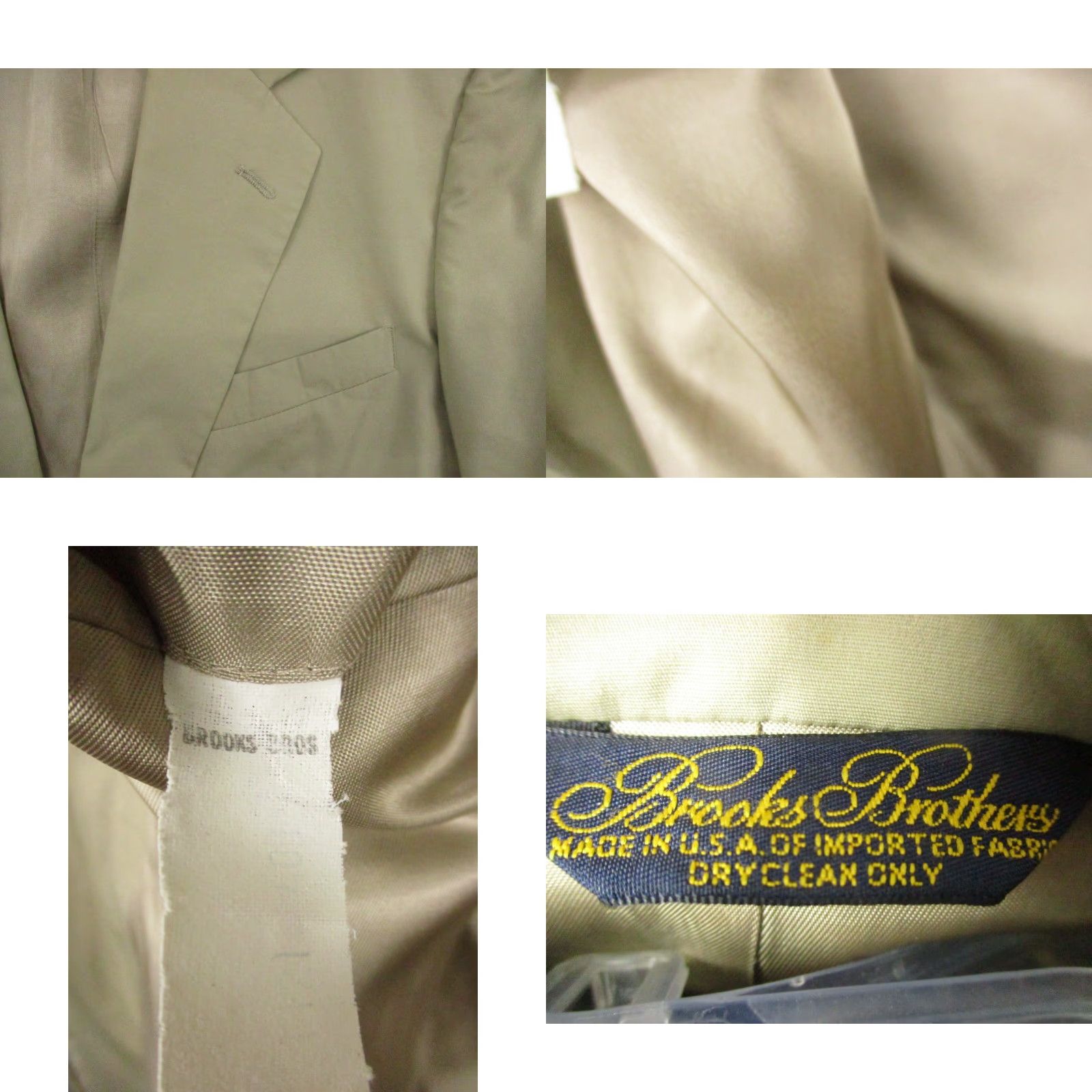 Brooks Brothers Vintage Brooks Brothers Blazer Jacket 42 R Beige Brooksease Brooksease Surf? Size 42R - 8 Thumbnail
