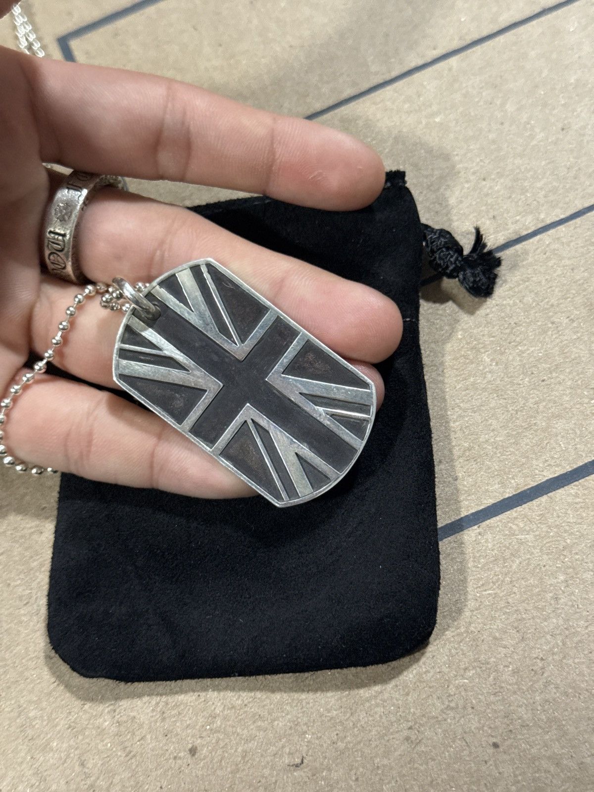Chrome Hearts Chrome hearts god save the sex pistols dog tag with ball cha Size ONE SIZE - 3 Thumbnail