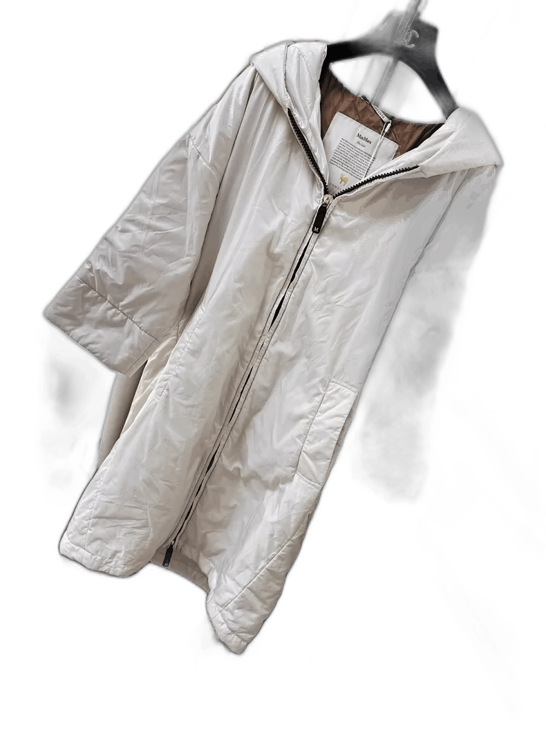 Moncler Maxmara Gray Long Sleeve Hooded Jacket Size M / US 6-8 / IT 42-44 - 1 Thumbnail