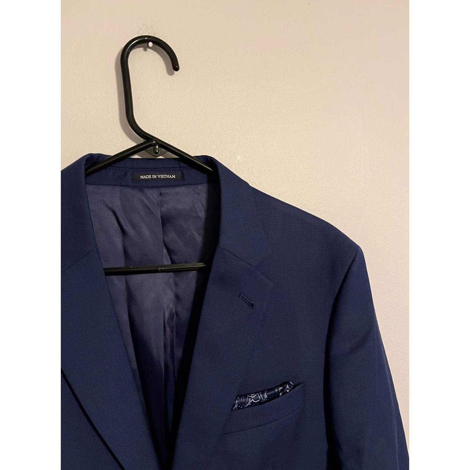 Jos. A. Bank Jos A Bank 1905 Navy Blue Wool Suit Jacket Coat Blazer - Men 41R New Blazer Size 42R - 2 Thumbnail