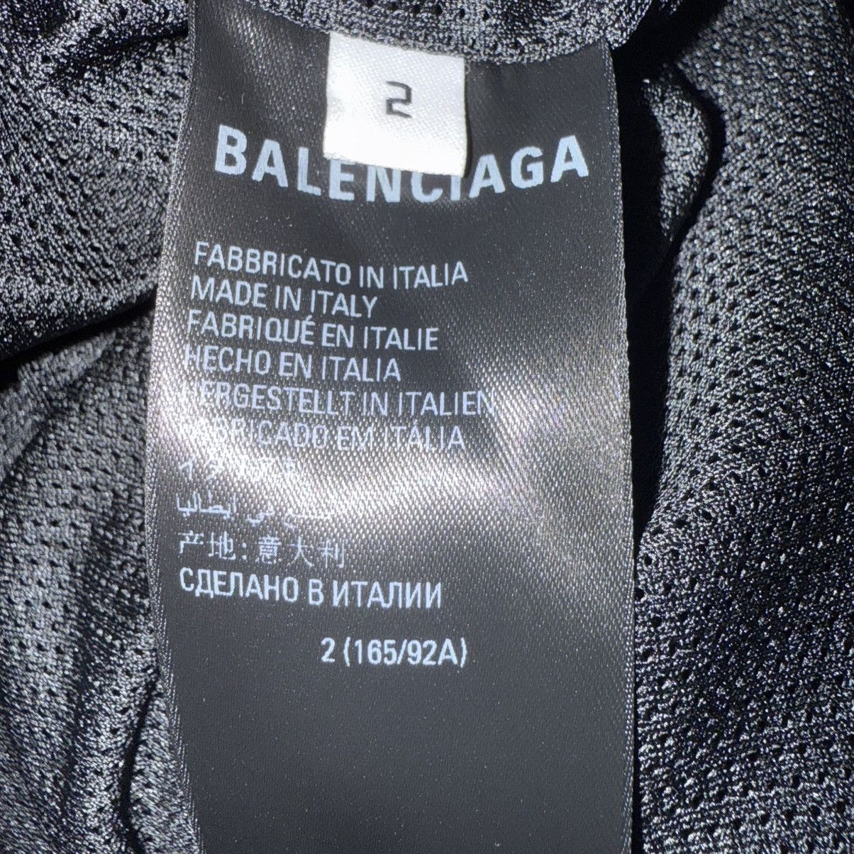 Balenciaga Balenciaga Pull Over Jacket Nylon Bomber Black Size 2 Size US XXL / EU 58 / 5 - 6 Thumbnail