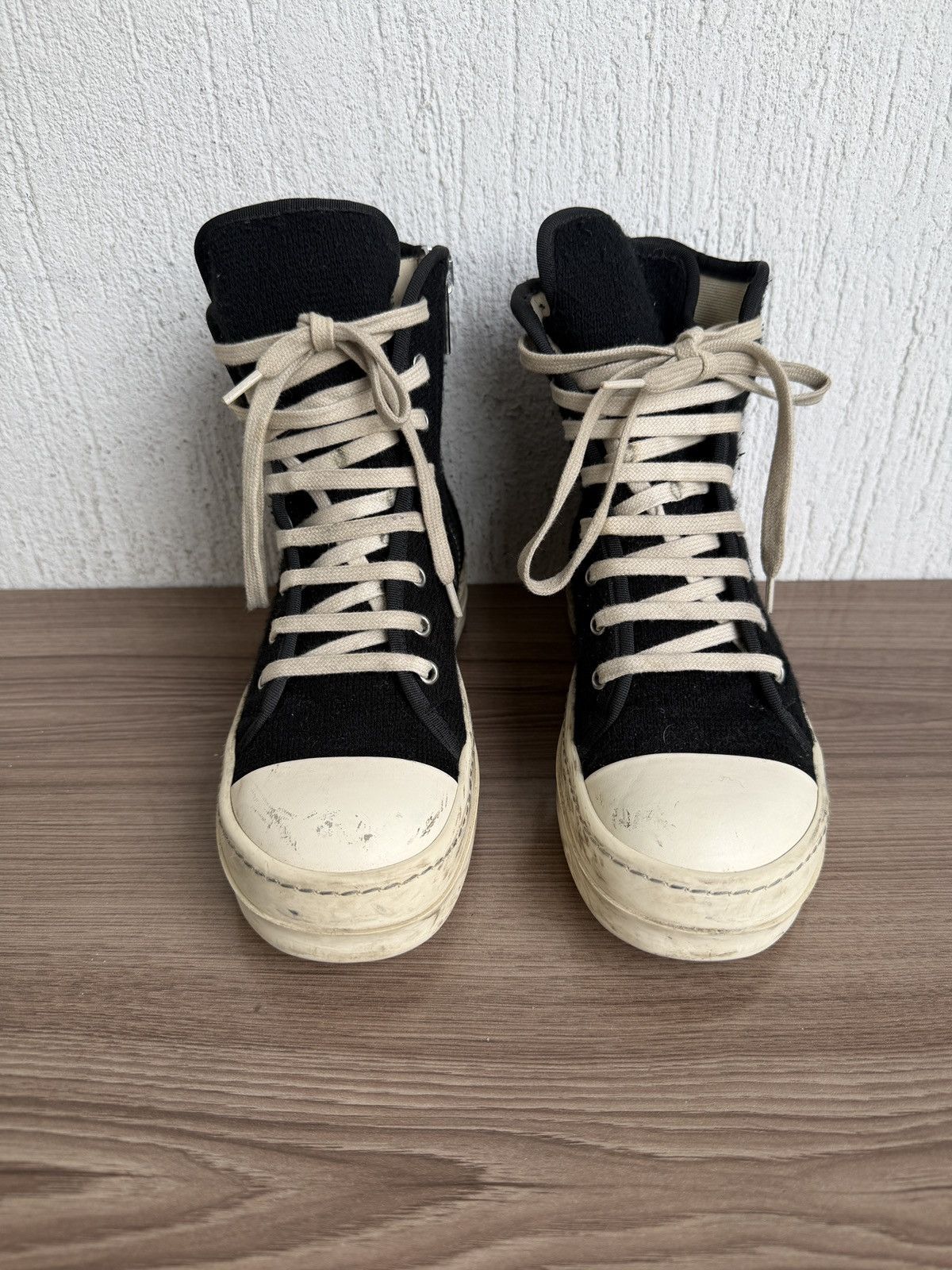 Rick Owens Drkshdw Wool drkshdw ramones Size US 5.5 / IT 35.5 - 5 Thumbnail
