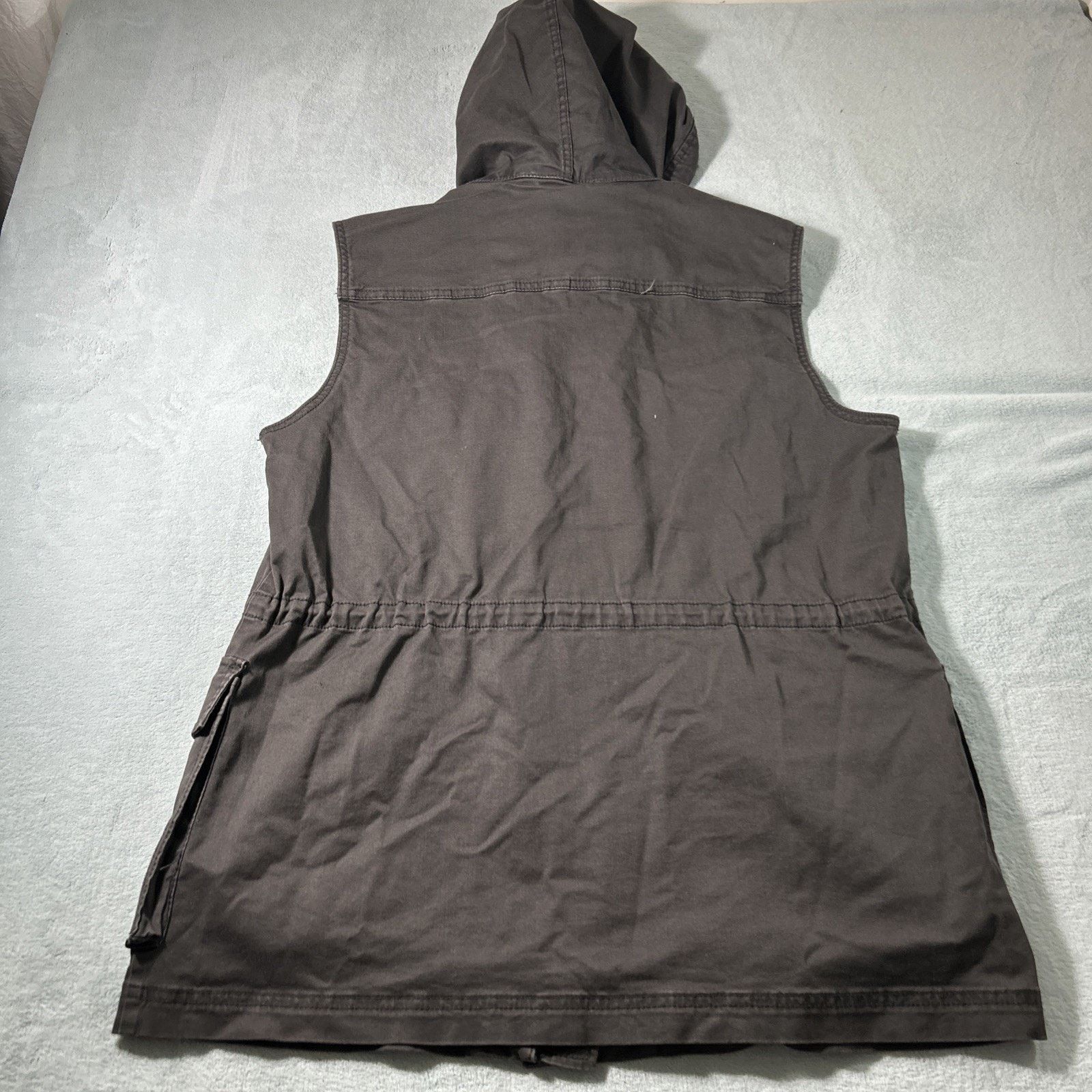 Carhartt Hooded Biker Vest Hoodie Womens XL Grunge Goth Hunter Cargo Size XL / US 12-14 / IT 48-50 - 2 Thumbnail
