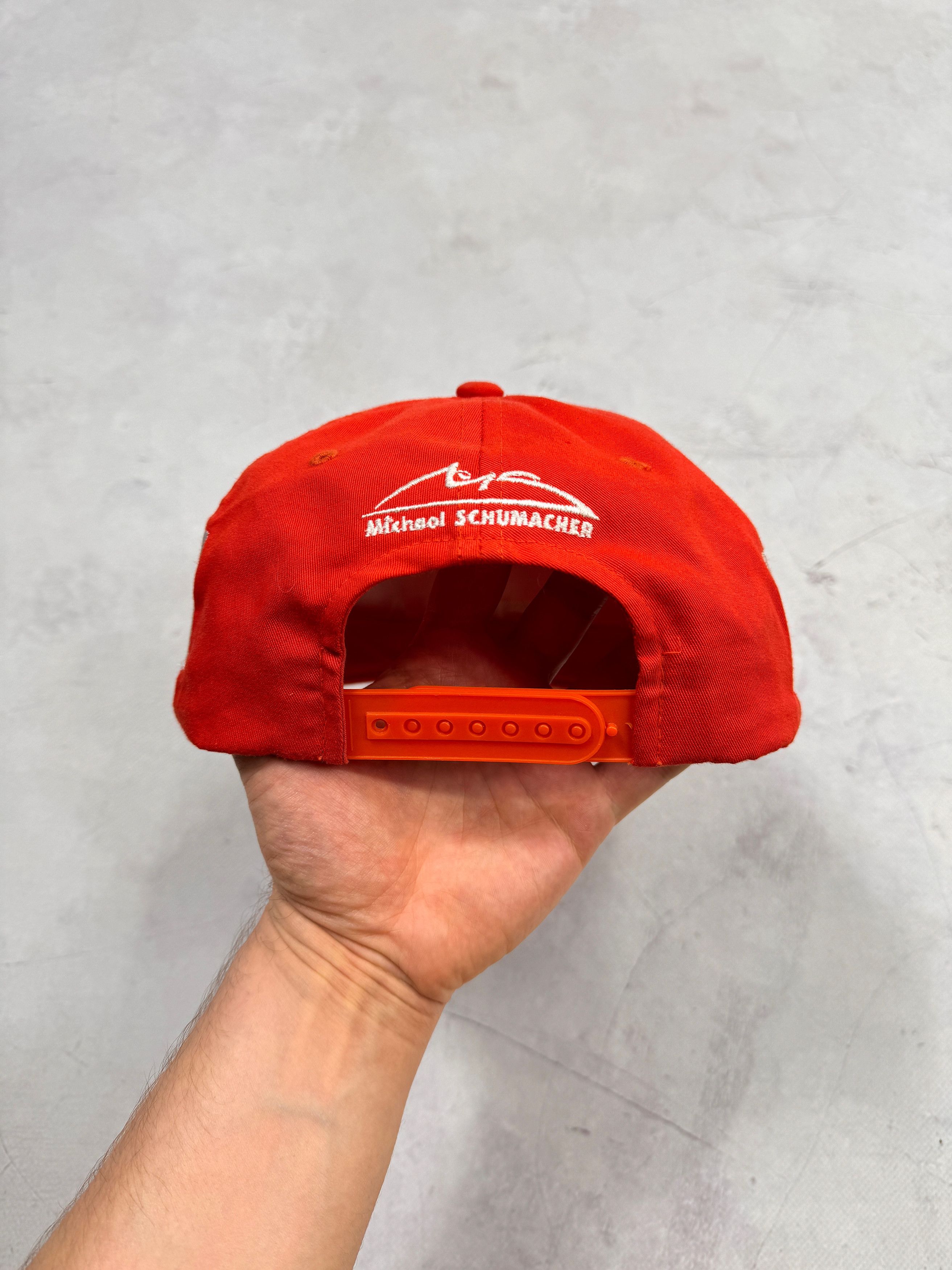 Ferrari × Formula 1 Vintage Ferrari Baseball Cap Michael Schumacher Signature Size ONE SIZE - 14 Thumbnail