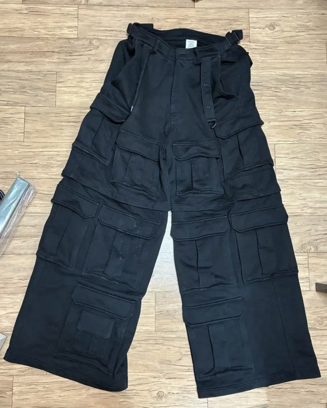 Vetements Multi Cargo Denim Pants