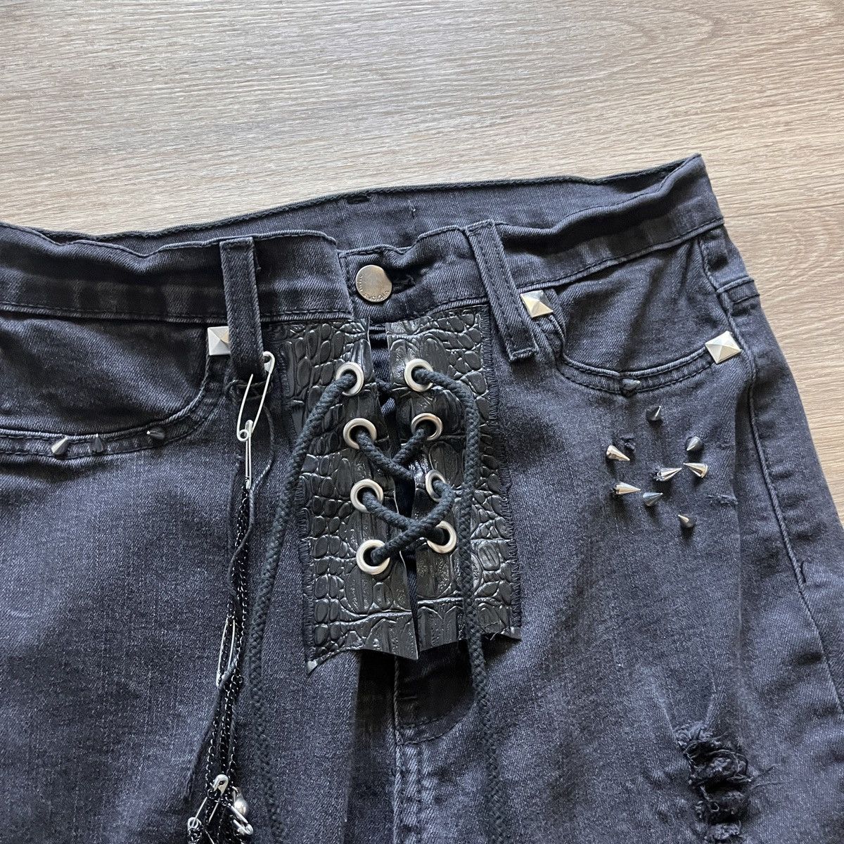 Other Vibrant M.I.U Lace-Up Bells Size US 30 / EU 46 - 5 Thumbnail