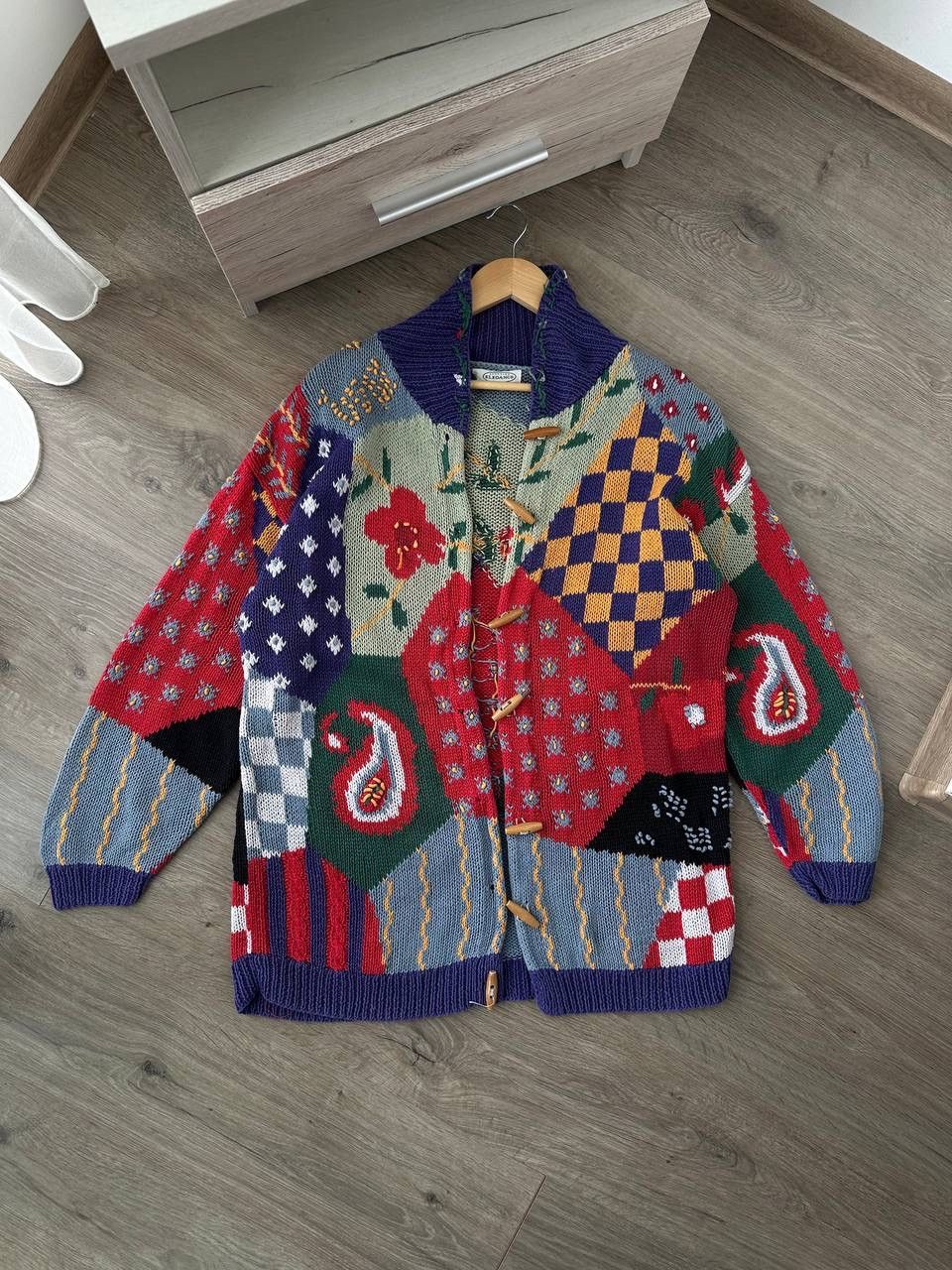 Japanese Brand × Vintage Vintage Japanese Cardigan Distressed Knit Vanessa. A Sweater Size US XL / EU 56 / 4 - 4 Thumbnail