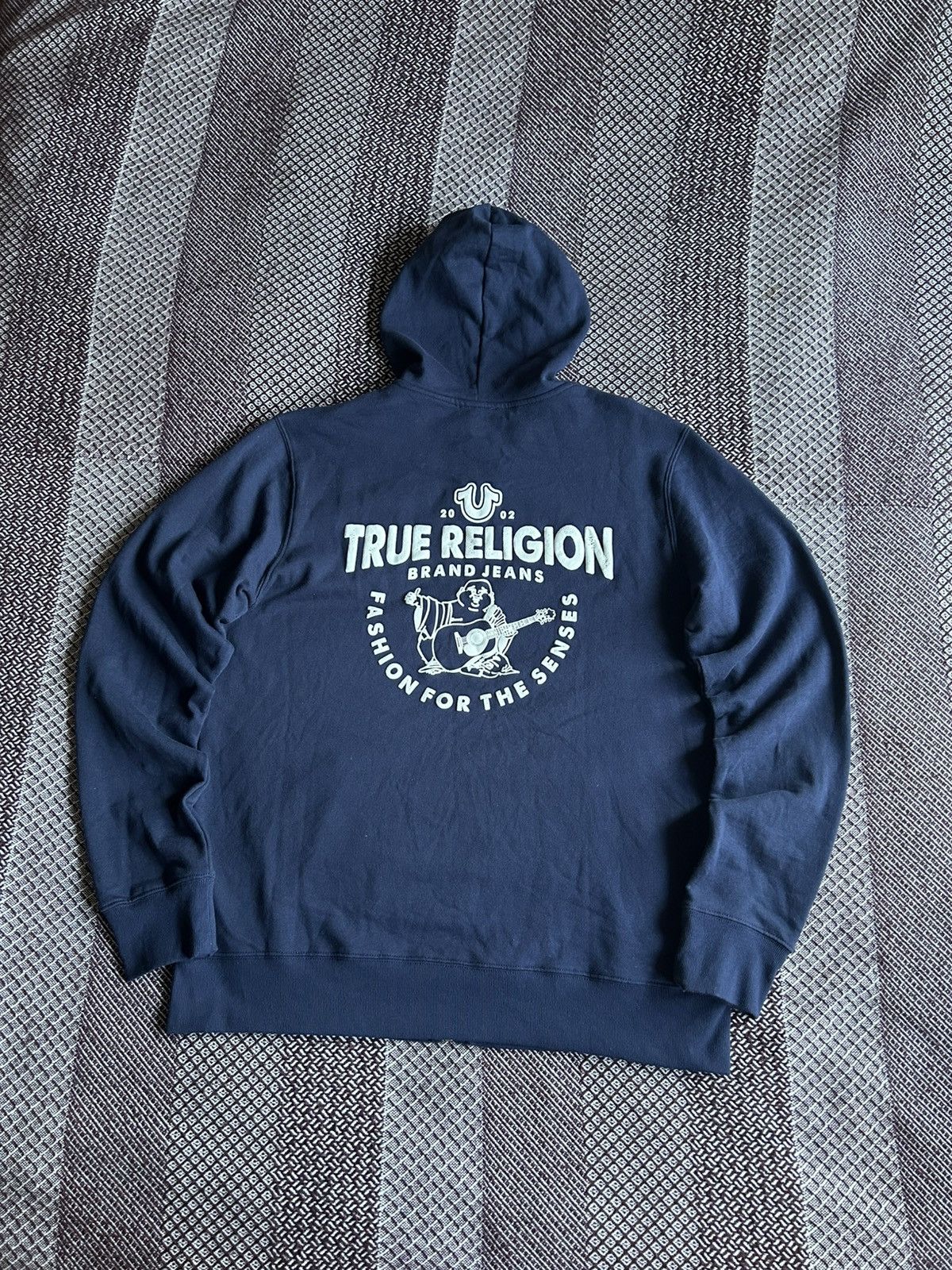 True Religion Vintage True Religion Big Logo Hoodie Zip Up Japan Size US XXL / EU 58 / 5 - 1 Thumbnail