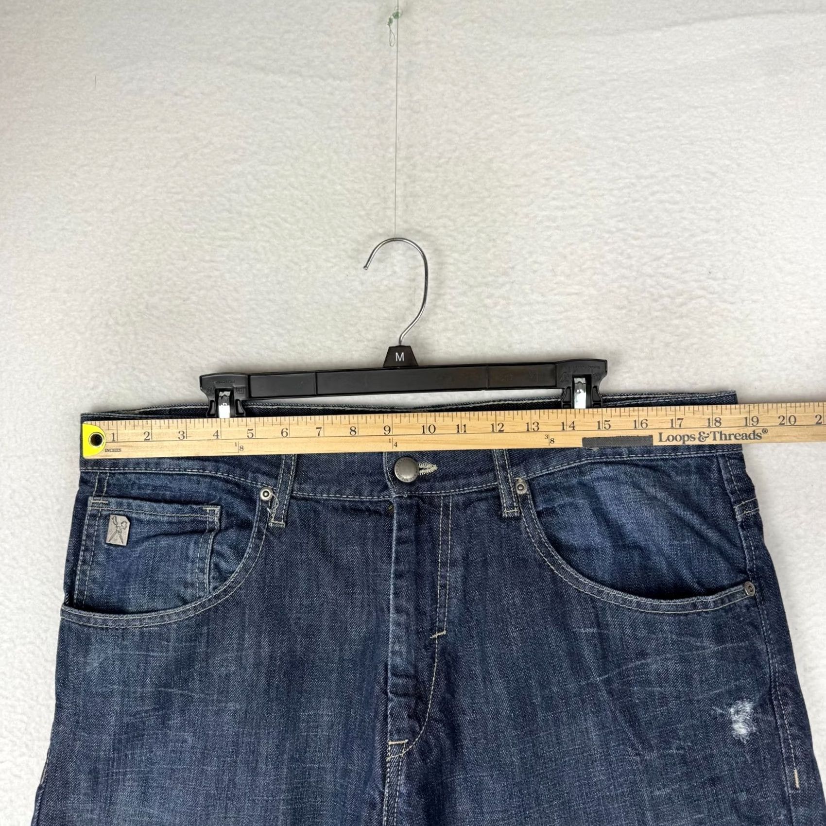 Ecko Unltd. VINTAGE Ecko Unltd. Jeans Denim Straight 36x32 Distressed Hip Hop Men Wide 5-Pocket blue Medium Rise Mens Size US 36 / EU 52 - 6 Thumbnail