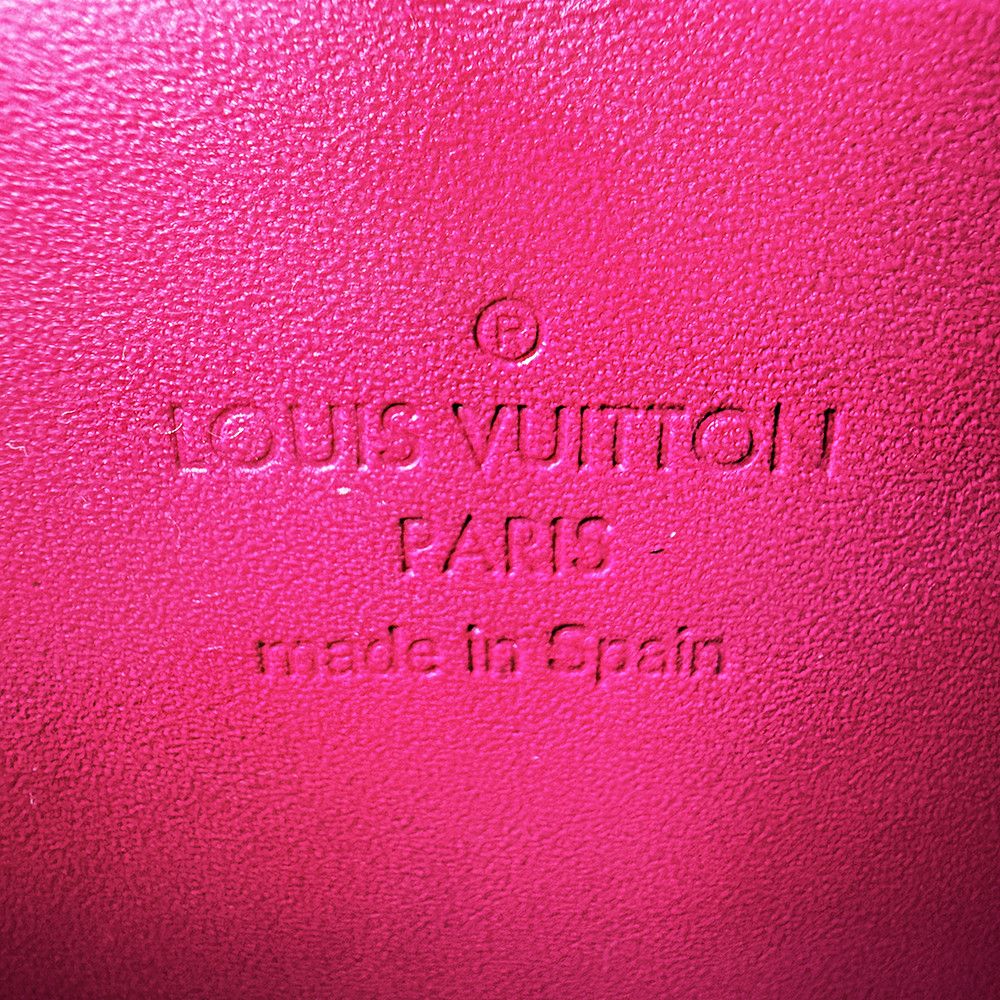 Louis Vuitton Louis Vuitton Patent Leather Wallet Rose-Red Size ONE SIZE - 11 Thumbnail