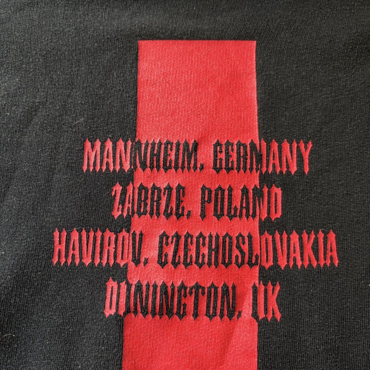 Slayer Slayer 1992 European tour very rare vintage crewneck Size US XL / EU 56 / 4 - 7 Thumbnail