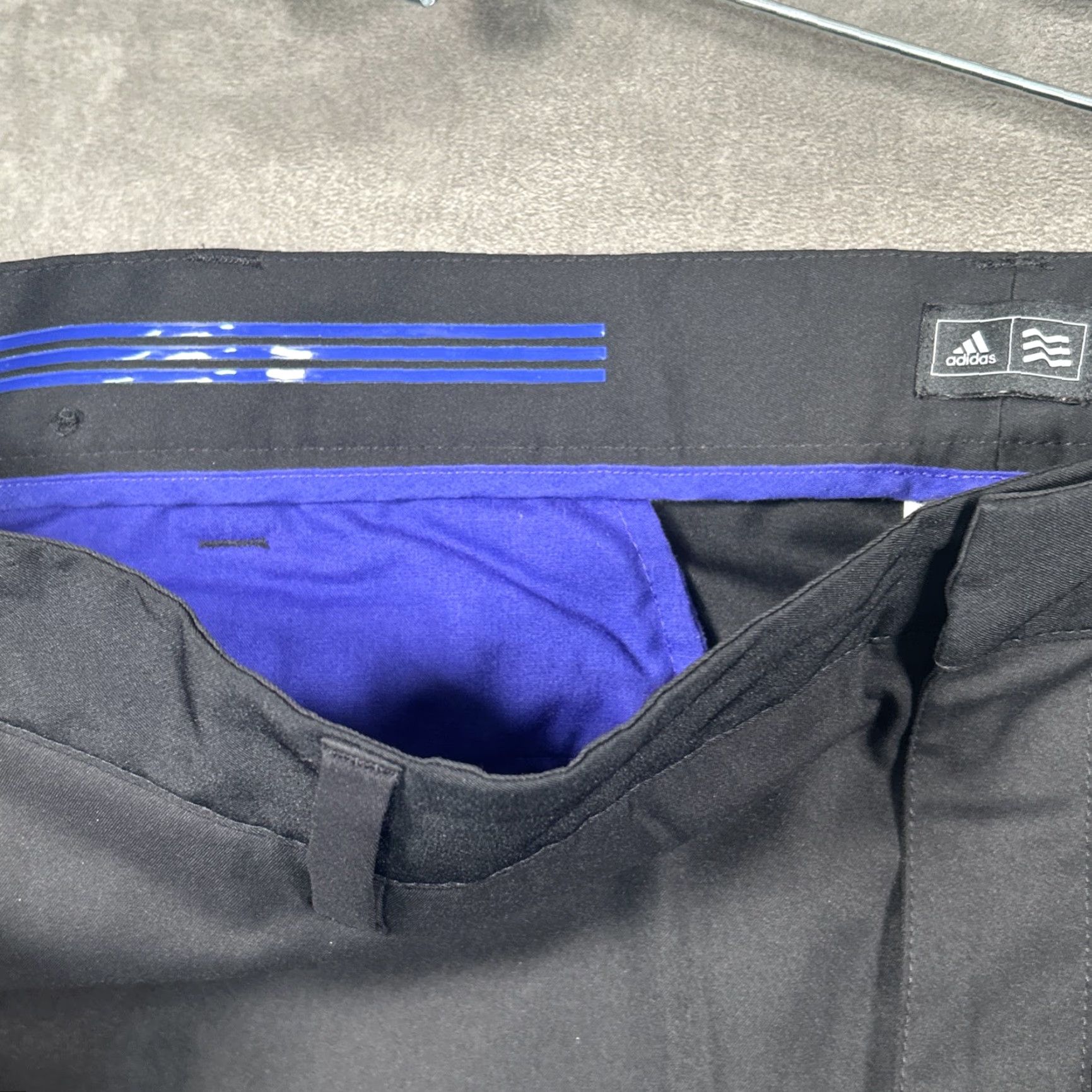 Adidas Adidas Golf Pants Black Performance Slash Pocket Mens 38x30 Chino AE7006 Size US 38 / EU 54 - 7 Thumbnail